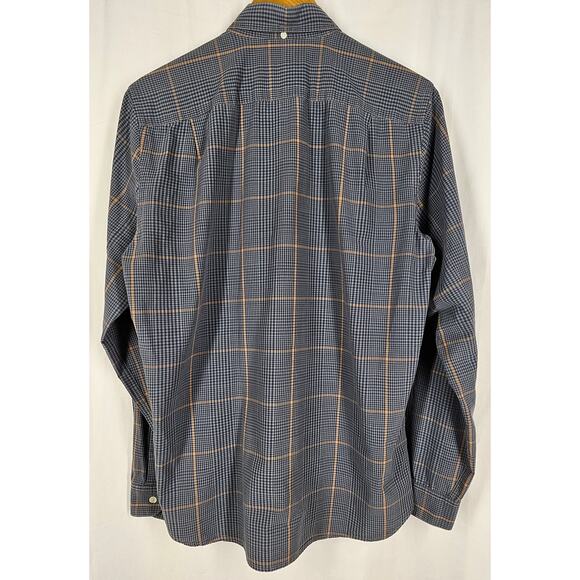 STEVEN ALAN MEN'S PREMIUM LIGHT BLUE GEOMETRIC DRESS SHIRT SIZE MEDIUM - Picture 2 of 10